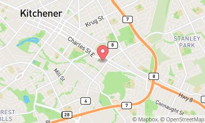 map, Liaison College of Culinary Arts - Kitchener Campus