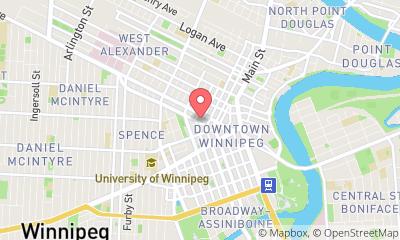 map, Manitoba Craft Council