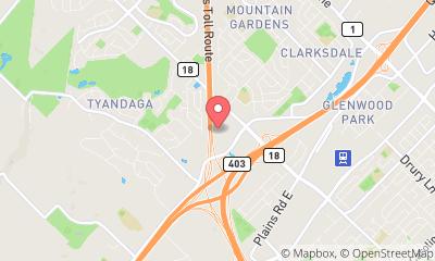 map, SilverCity Burlington Cinemas