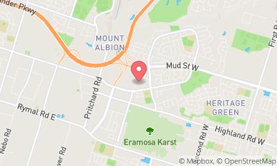 map, Cineplex Cinemas Hamilton Mountain