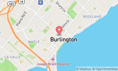map, Cine Starz Burlington
