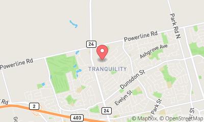 map, Galaxy Cinemas Brantford