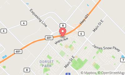 map, Cineplex Cinemas Milton