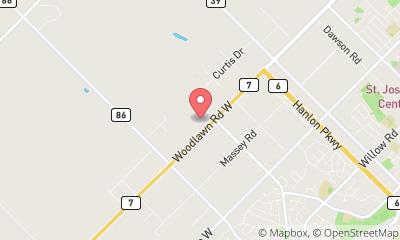 map, Galaxy Cinemas Guelph