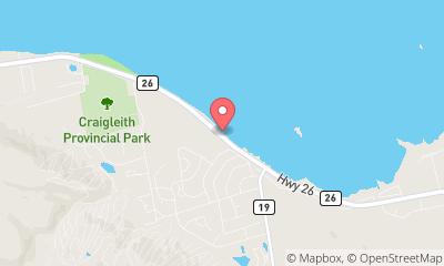 map, Blue View Chalets