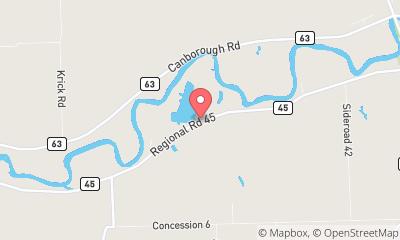 map, Chippawa Creek Conservation Area and Campground
