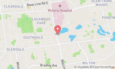 map, Tourism London Welcome Centre