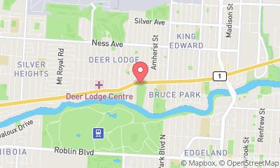 map, Bissett Jiu-Jitsu Winnipeg: Self-Defence Training