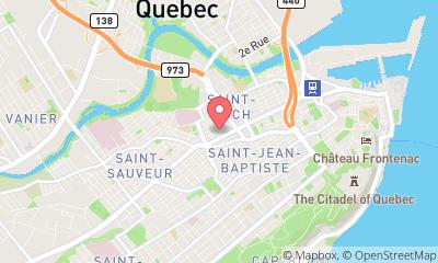 map, Fromagerie des Grondines - Boutique Québec