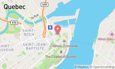 map, Hôtel du Vieux-Québec