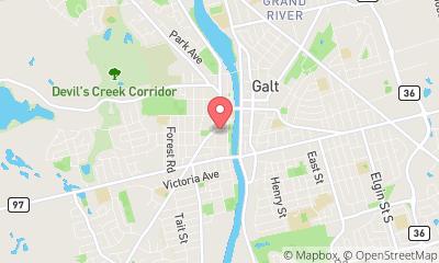 map, Hamilton Family Theatre Cambridge