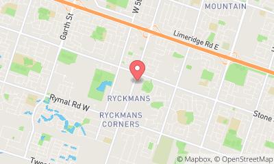 map, Crunch Fitness - Hamilton Mountain