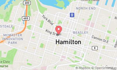 map, The George Hamilton Restaurant & Bar