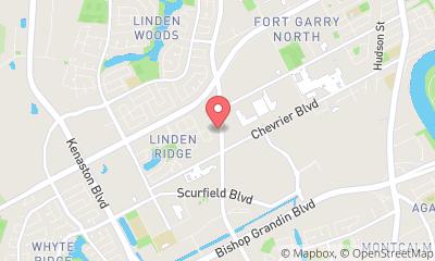 map, Great Wall Dance Academy of Canada
