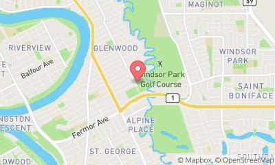 map, Windsor Park Golf Course