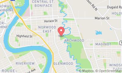 map, St. Boniface Golf Club