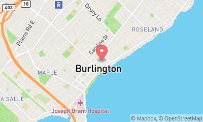 map, BENCHMARK FITNESS Burlington