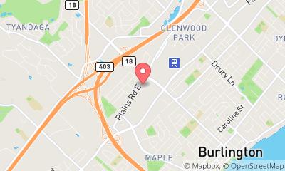 map, Burlington Fitness Studio