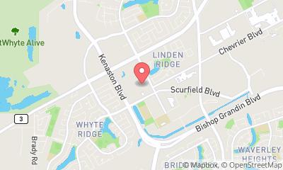 map, Crock A Doodle Winnipeg-Kenaston