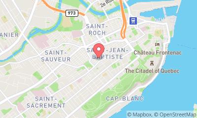 map, Bicycles Falardeau Enr