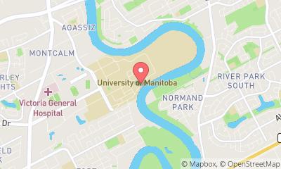 map, Asper School of Business