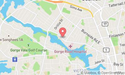 map, Martial Arts Unlimited Victoria