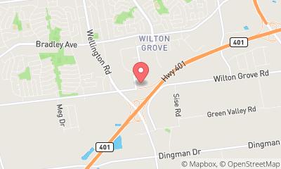 map, Courtyard by Marriott London