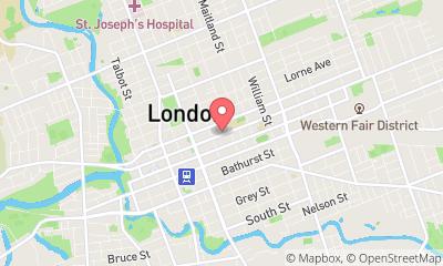 map, Holiday Inn Express & Suites London Downtown, an IHG Hotel