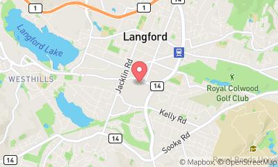 map, Canadian Tire - Victoria Langford, BC
