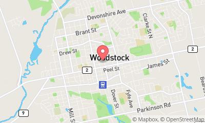 map, The Woodstock School of Dance and Yoga