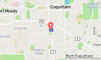 map, Coquitlam Central Station @ West Coast Express