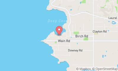 map, Deep Cove Marina / Island Cruising Yacht Charters and Sailing School