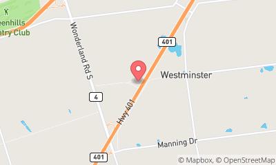 map, Extreme Limousine Inc