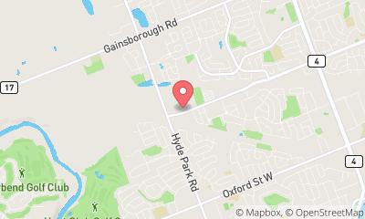 map, Northern Black Dragon Martial Arts