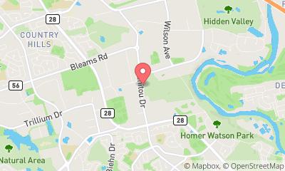 map, Conestoga Karate