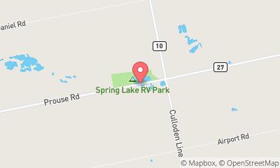 map, Spring Lake | A Parkbridge Cottage & RV Resort