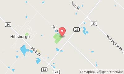 map, Hillsburgh Erin And District Soccer Club