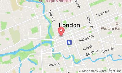 map, Fanshawe College: School of Information Technology; School of Tourism, Hospitality and Culinary Arts