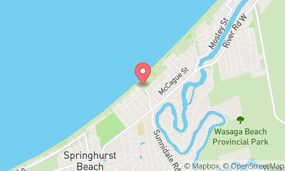 map, Wasaga Beach Provincial Park - Beach Area 5