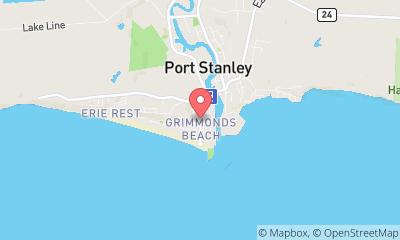 map, PORT STANLEY COTTAGES