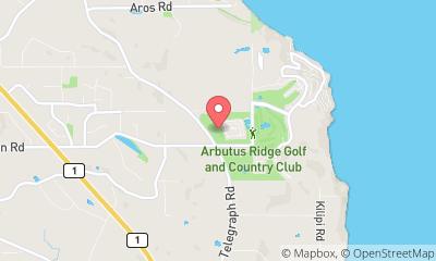 map, Arbutus Ridge Golf Club and Satellite Bar & Grille