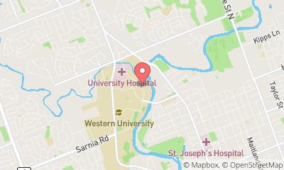map, Department of Visual Arts, Western University