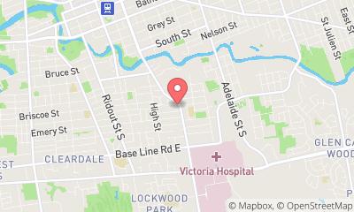 map, London Japanese Martial Arts KyokushinJutsu Budo Karate Do Judo Jiu Jitsu
