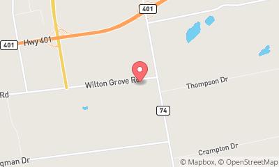 map, The Mustang Drive-In