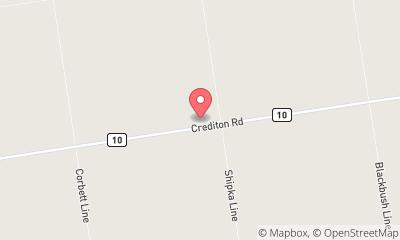 map, Starlite Drive-In Theatre