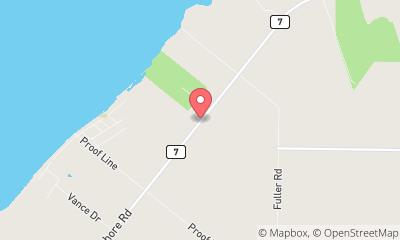 map, Lambton United Church Camp