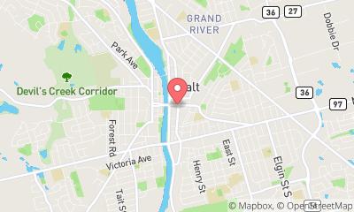 map, Krajewski Gallery and Picture Framing