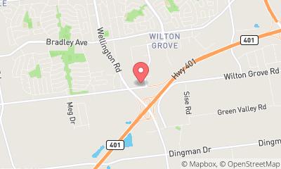 map, Motel 6 London, ON - Ontario