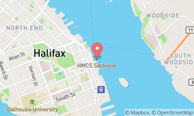 map, HMCS Sackville