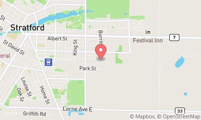 map, Cherrey Bus Lines Inc.